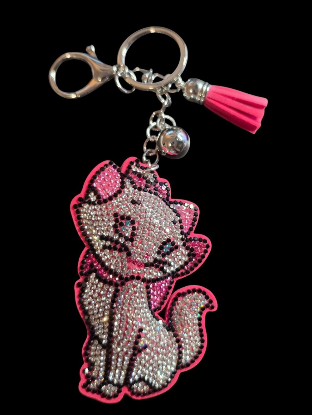Marie Aristocat Tassel Bag Charm Keychain